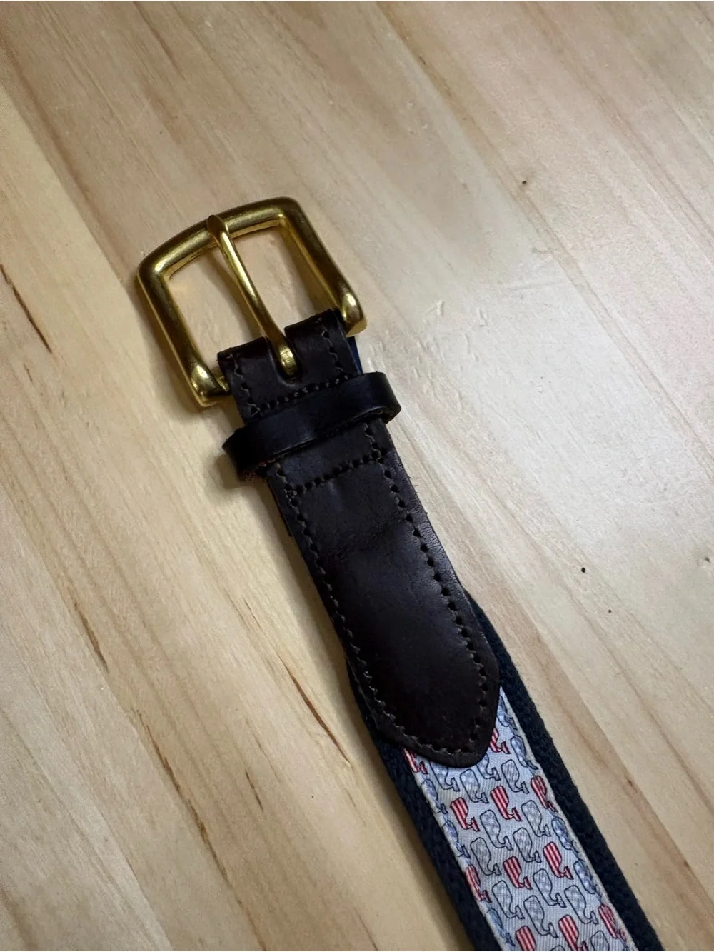 Vineyard Vines brass buckle